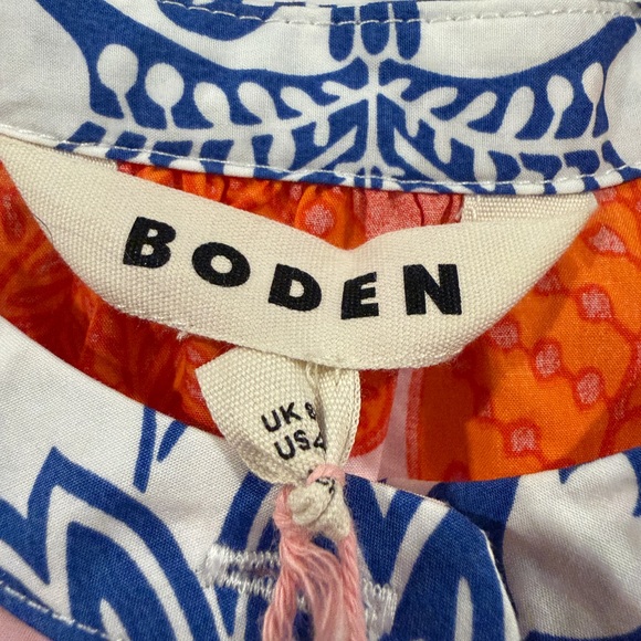 NWT BODEN floral shirt dress with pockets and self belt - Picture 3 of 3